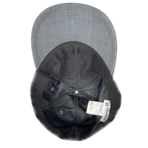 Disney Parks "The One & Only" Mickey Cap Adult  57-59 cm Gray Plaid - Picture 10 of 12